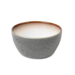 Bitz skål Ø 12 cm grå, Grå-creme