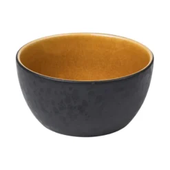 Bitz skål Ø 14 cm svart, Svart-amber