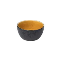 Bitz skål Ø 10 cm svart, Svart-amber