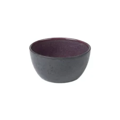 Bitz skål Ø 14 cm svart, Svart-lila