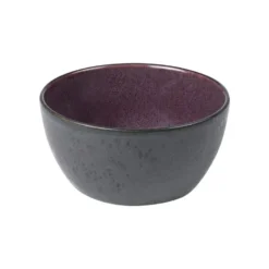 Bitz skål Ø 12 cm svart, Svart-lila