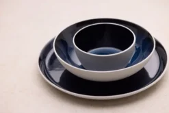 Bitz skål gastro Ø12 cm, Vit-mörkblå