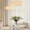 Bladverk lampskärm Ø70 cm, Vit