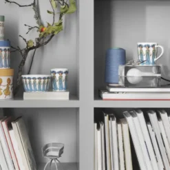 Blåklint mugg med öra, 40 cl