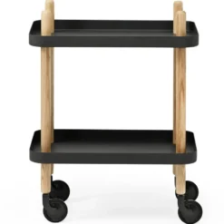 Block bord, svart