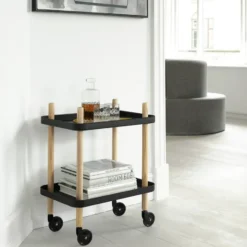 Block bord, svart