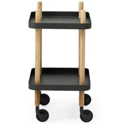 Block bord, svart