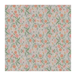 Blomglänta bordsduk 145x145 cm, Multi