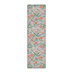 Blomglänta bordslöpare 35x120 cm, Multi
