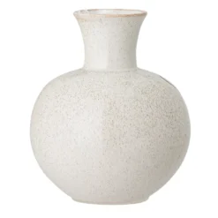 Bloomingville vas handmålad 22,5 cm, Vit