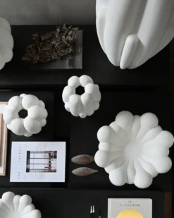 Bloom Tray skål medio Ø28,5 cm, Bone white