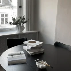 Bloom tray skål mini, Bone White
