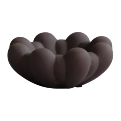 Bloom tray skål mini, Chocolate brown