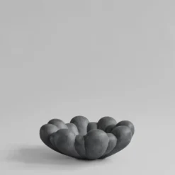 Bloom tray skål stor, Mörk grå