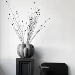 Bloom vas mini, Mörk grå