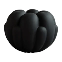 Bloom vas petit 22,5x24 cm, Black