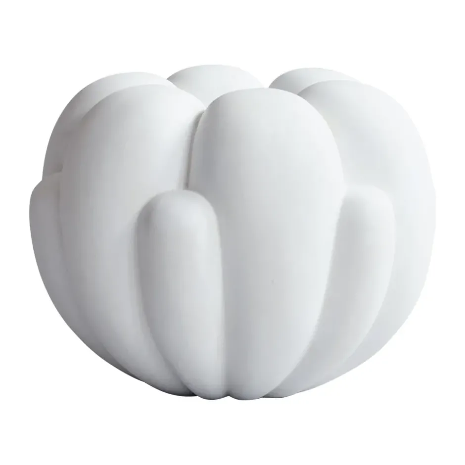 Bloom vas petit 22,5x24 cm, Bone white