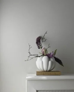 Bloom vas petit 22,5x24 cm, Bone white