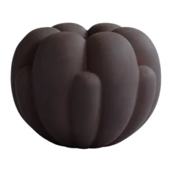 Bloom vas petit 22,5x24 cm, Chocolate brown