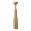 Blossom Lily ljusstake 24,5 cm, Oiled oak