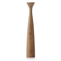 Blossom Rose ljusstake 29 cm, Oiled oak