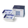 Blue Italian fat 8x8 cm 4-pack, Blå-vit