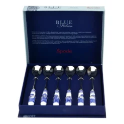 Blue Italian tesked 6-pack, Keramik-rostfritt stål