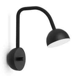 Blush vägglampa, svart