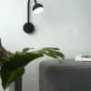 Blush vägglampa, Svart matt