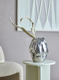 Bobby vas 23,5x29 cm, Silver