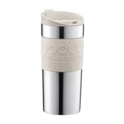 Bodum travel mug 35 cl rostfritt stål, Off white