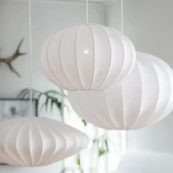 Boll taklampa 40 cm, vit
