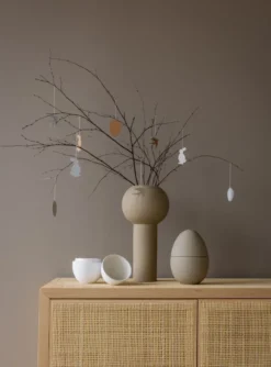 Bonbonniere skål 18 cm, Sand-shell
