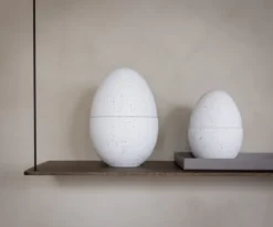 Bonbonniere skål 18 cm, White-mud