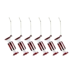 Bonbons julgranskula 6-pack, Röd