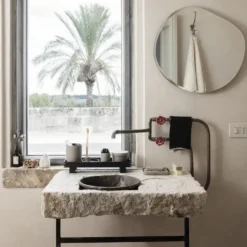 Bon dekorationsbricka liten, Beige-svart