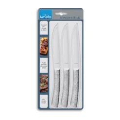 Bongo grillkniv 3-pack, Rostfritt stål