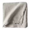 Bordsduk linne 175x175 cm, Warm Grey