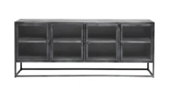 Boston sidobord, Svart