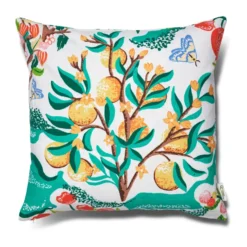 Botanical Orange kuddfodral 50x50 cm, White