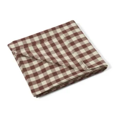 Bothy check bordsduk 150x240 cm, Cinnamon-grey green