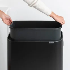 Bo touch bin high 60 L, Matt svart