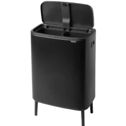 Bo touch bin high 2x30 L, Matt svart