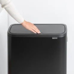 Bo touch bin high 2x30 L, Matt svart
