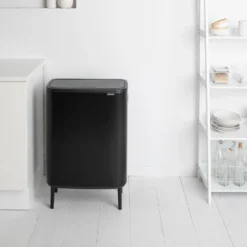 Bo touch bin high 2x30 L, Matt svart