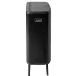 Bo touch bin high 2x30 L, Matt svart