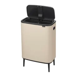 Bo touch bin high 2x30 L, Soft Beige