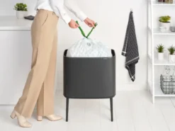 Bo touch bin 36 liter, Confident Grey