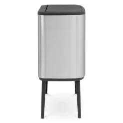 Bo touch bin 11+23 liter, matt rostfritt stål