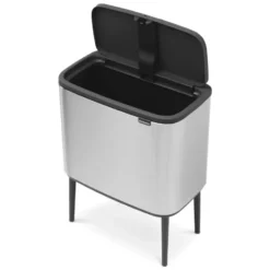 Bo touch bin 36 liter, matt rostfritt stål